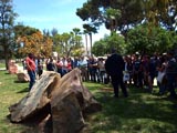 inauguracion jardin de piedras universidad de alicante